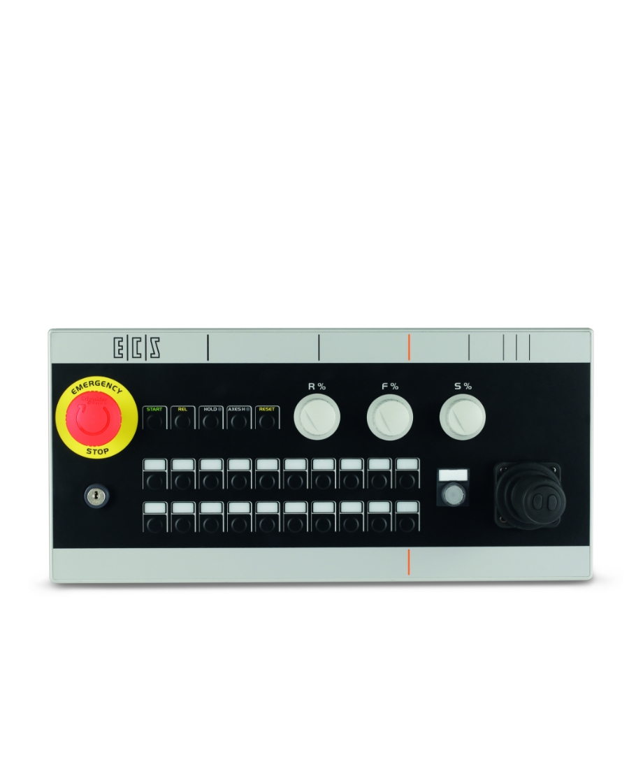 Machine membrane keyboard with joystick